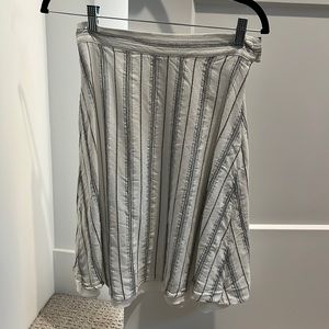 Loft a line skirt size 0 petite